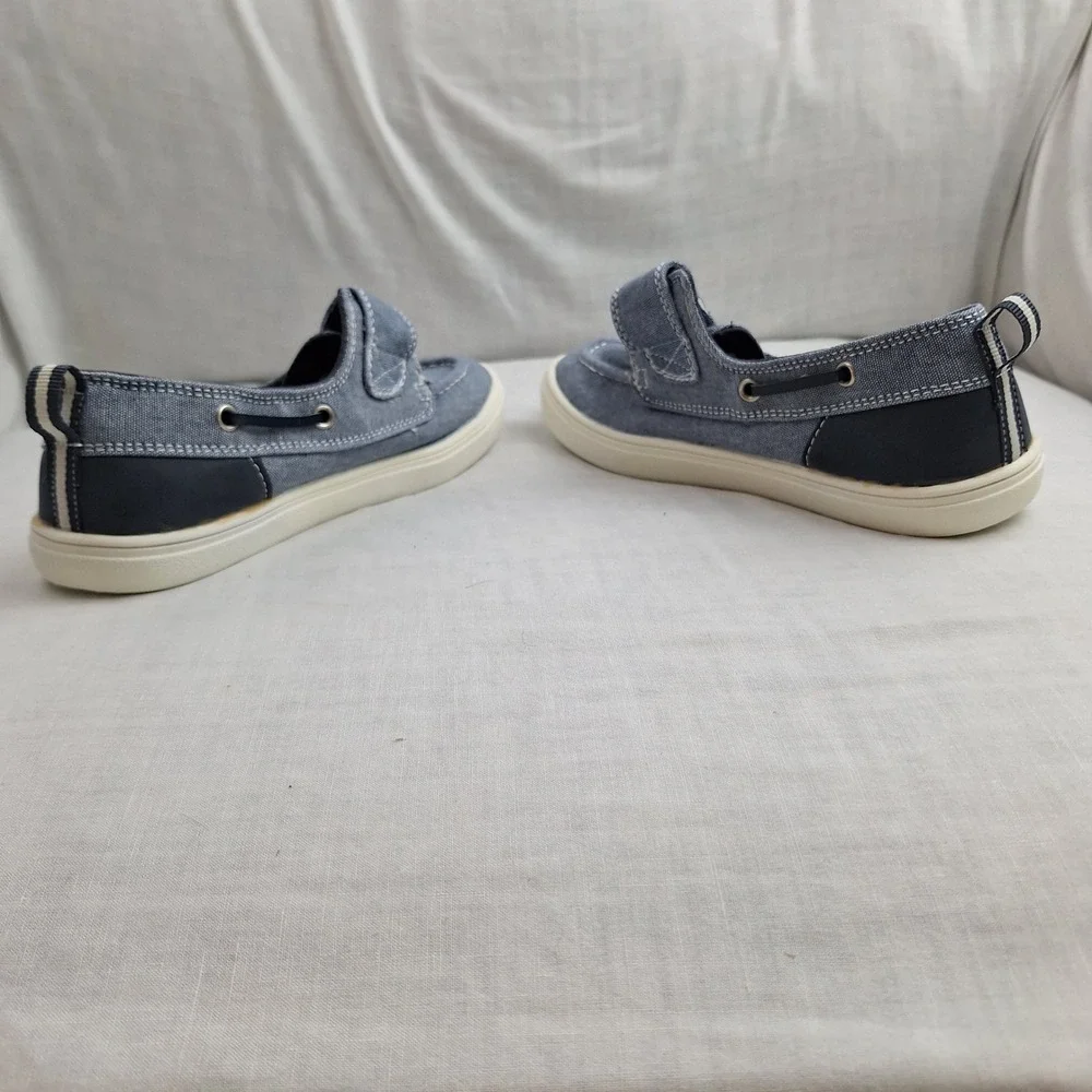 The Children's Place Blue 3 Boat Shoe Sneaker Kids 3035801 Boys Chambray Prep